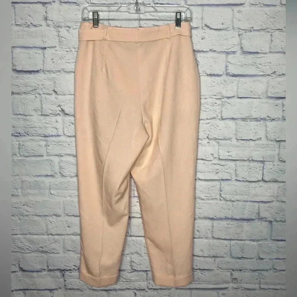 NWOT Asos tie waist tapered casual ankle pants - Picture 6 of 8